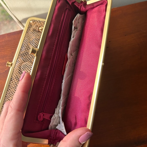 HOBO Brown Snake Pattern Clutch - Picture 5 of 7